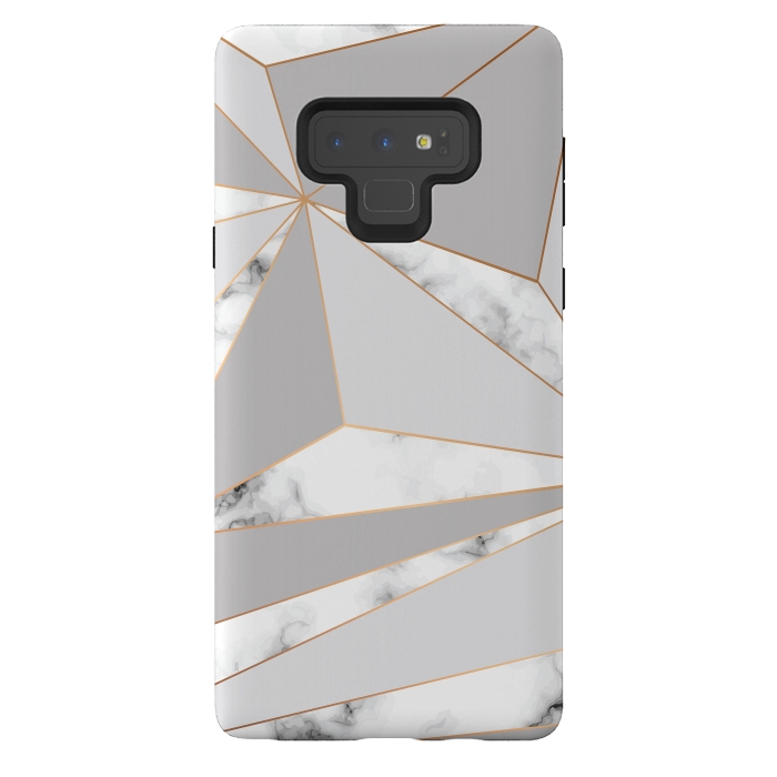 Galaxy Note 9 StrongFit Marble Geometry 044 by Jelena Obradovic