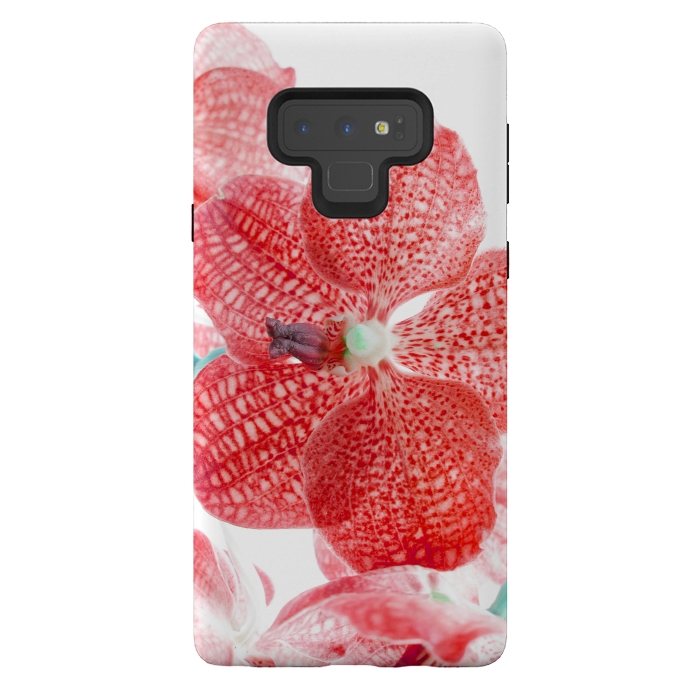 Galaxy Note 9 StrongFit Red Natures Flower by Bledi