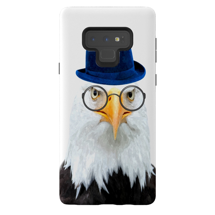 Galaxy Note 9 StrongFit Funny Eagle Portrait by Alemi