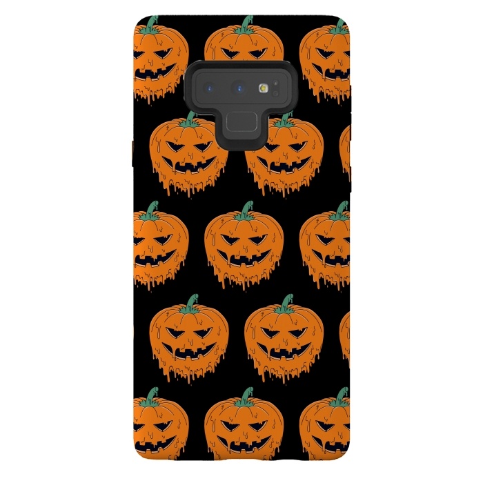 Galaxy Note 9 StrongFit Melted Pumpkin Pattern by Coffee Man