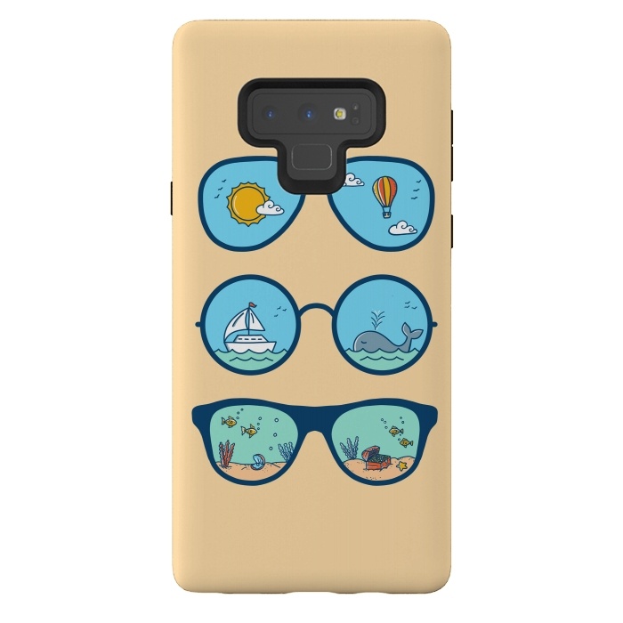 Galaxy Note 9 StrongFit Sunglasses Landscape-2 by Coffee Man