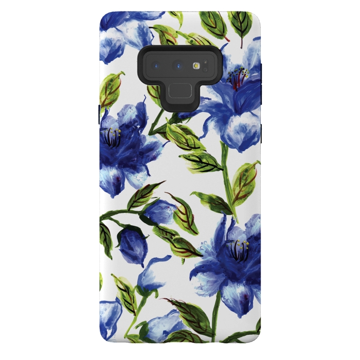 Galaxy Note 9 StrongFit Floral Print V by Bledi