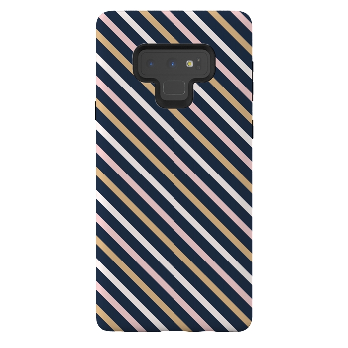 Galaxy Note 9 StrongFit Striped Background I by Bledi