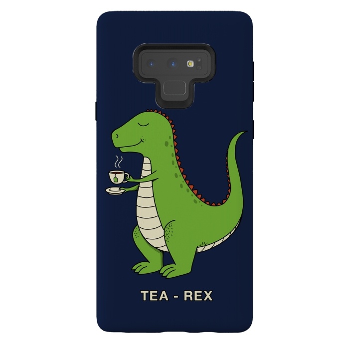 Galaxy Note 9 StrongFit Tea Rex by Coffee Man