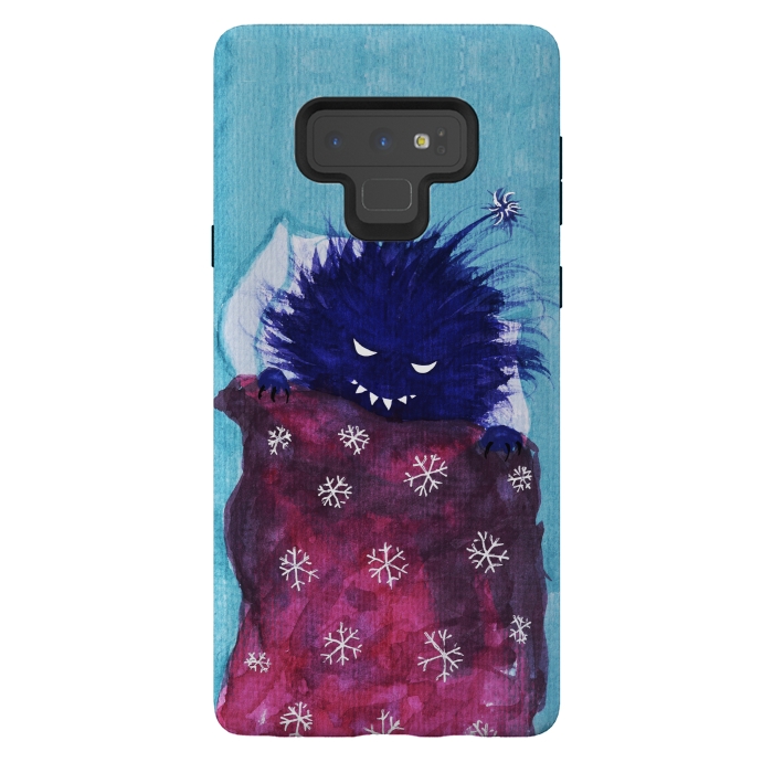 Galaxy Note 9 StrongFit Sleepy Evil Bug Loves To Relax by Boriana Giormova