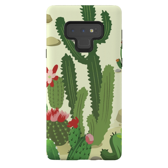 Galaxy Note 9 StrongFit Cactus Variety III by Bledi