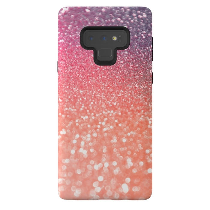 Galaxy Note 9 StrongFit Girly Blush Pink Glamour Glitter by  Utart