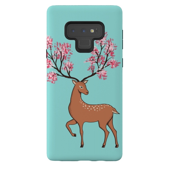 Galaxy Note 9 StrongFit Natural Deer by Coffee Man