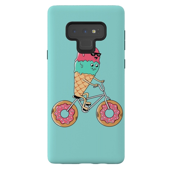 Galaxy Note 9 StrongFit Donut Bicycle by Coffee Man