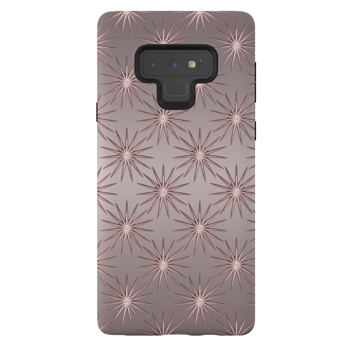 Galaxy Note 9 StrongFit Shimmering Rose Gold Sun  by Andrea Haase