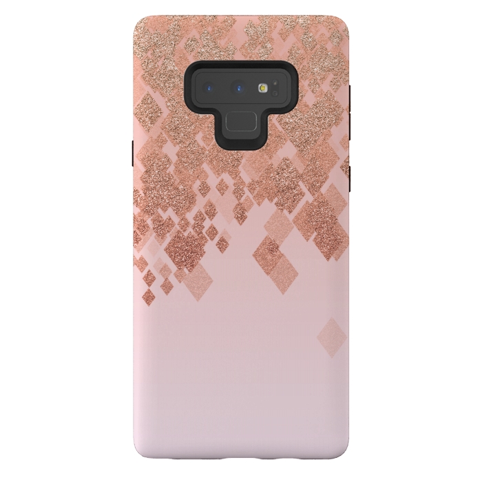 Galaxy Note 9 StrongFit Rose Gold Glamour by Andrea Haase