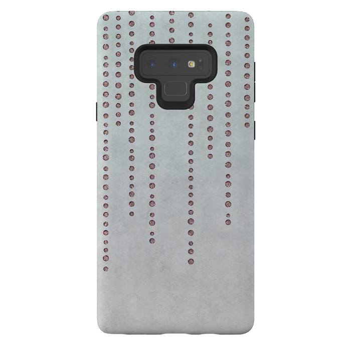 Galaxy Note 9 StrongFit Soft Pink Rhinestone Embellishment by Andrea Haase