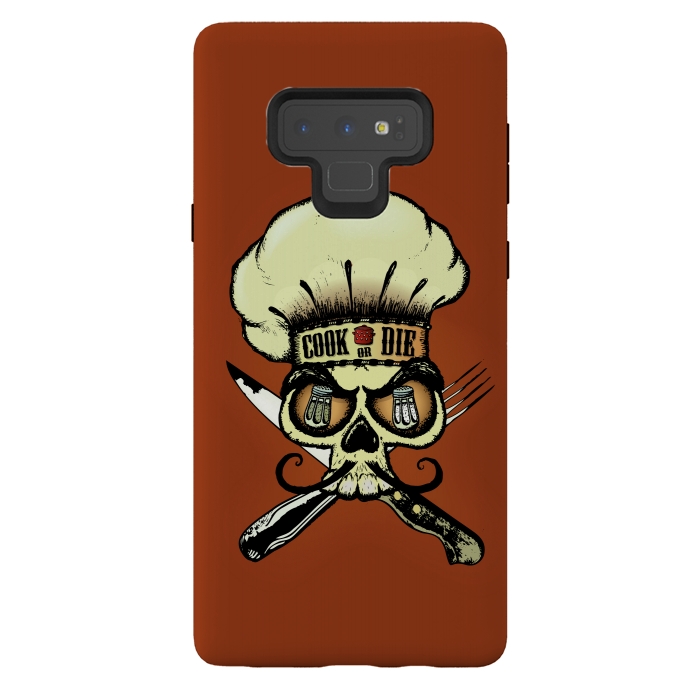 Galaxy Note 9 StrongFit COOK OR DIE by Mangulica