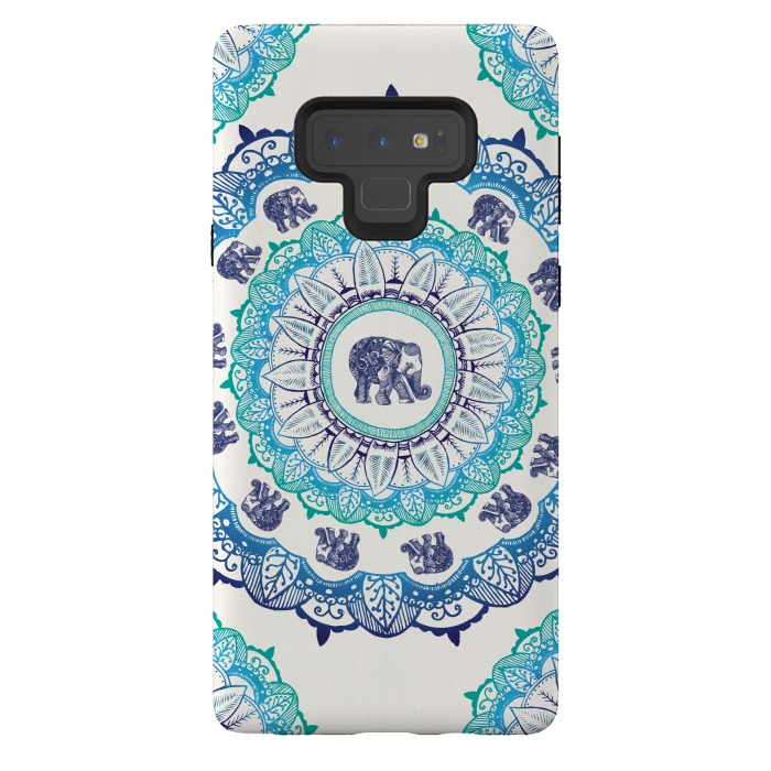 Galaxy Note 9 StrongFit Lucky Elephant  by Rose Halsey