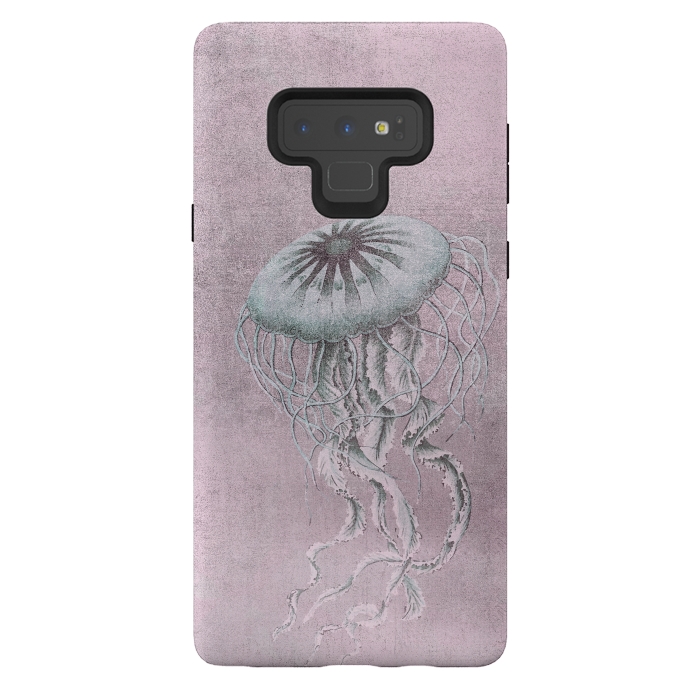 Galaxy Note 9 StrongFit Jellyfish Underwater Creature by Andrea Haase
