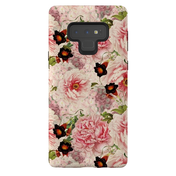 Galaxy Note 9 StrongFit Victorian Vintage Roses by  Utart