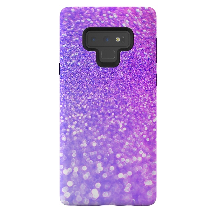 Galaxy Note 9 StrongFit Purple Pink Glitter Dream by  Utart