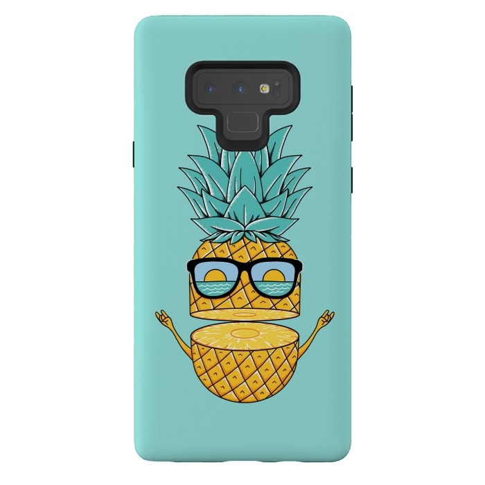 Galaxy Note 9 StrongFit Pineapple Sunglasses by Coffee Man
