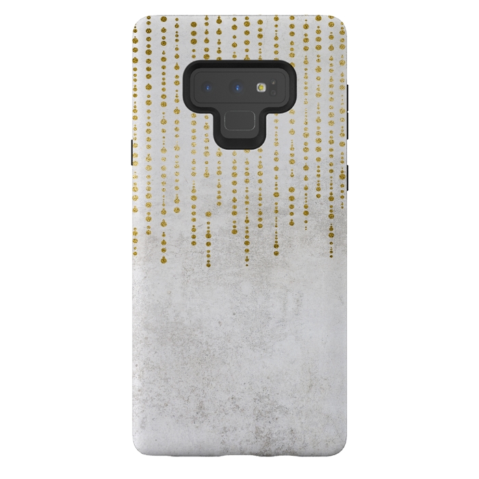 Galaxy Note 9 StrongFit Golden Rhinestone Embellishment by Andrea Haase