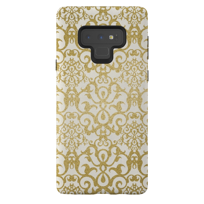 Galaxy Note 9 StrongFit Golden Ornament Elegance by Andrea Haase