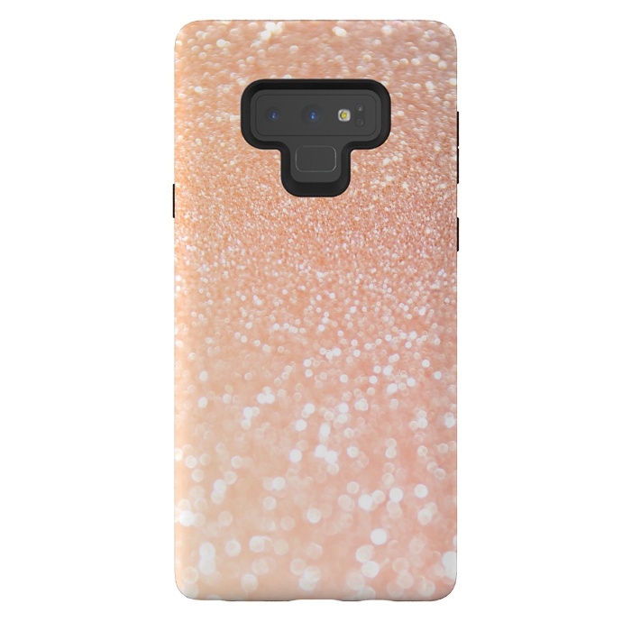 Galaxy Note 9 StrongFit Rose Blush Glitter by  Utart