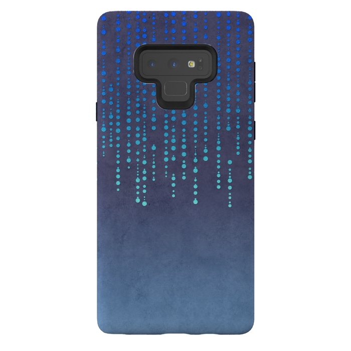 Galaxy Note 9 StrongFit Blue Glamour by Andrea Haase