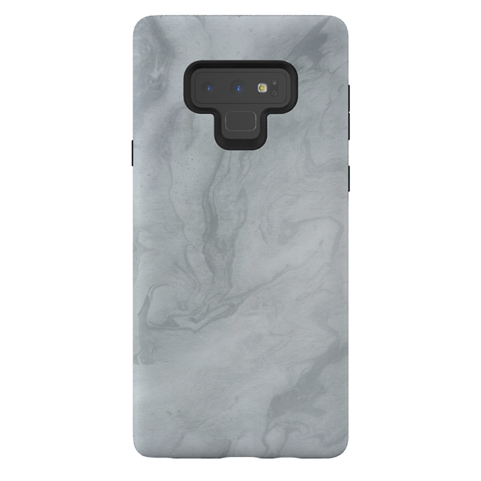 Galaxy Note 9 StrongFit Gray Marble 2 by Andrea Haase