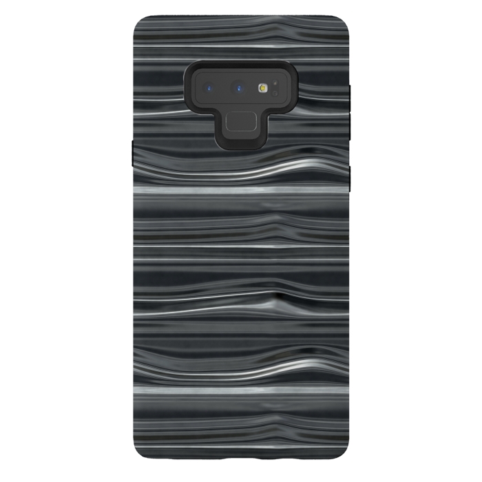 Galaxy Note 9 StrongFit Chrome Lines by Andrea Haase