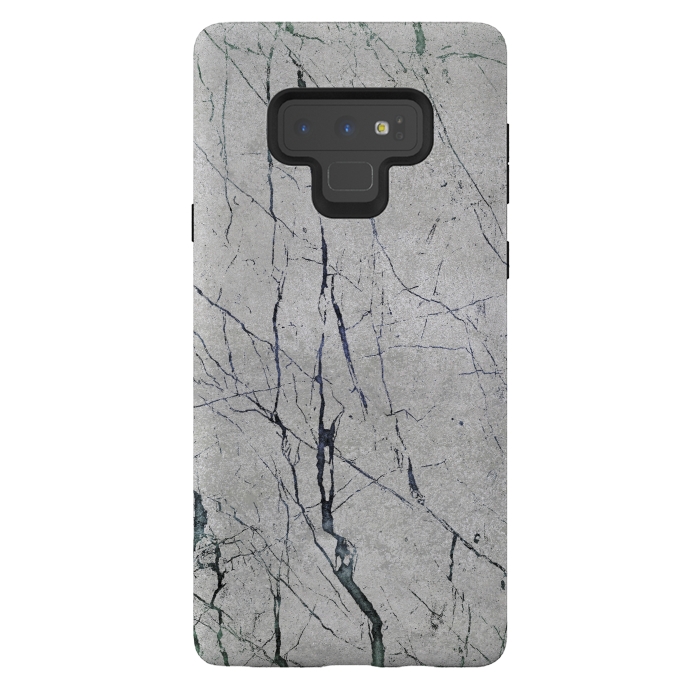 Galaxy Note 9 StrongFit Marbled Concrete by Andrea Haase