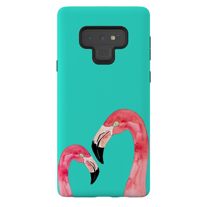 Galaxy Note 9 StrongFit Love In Pink by Amaya Brydon