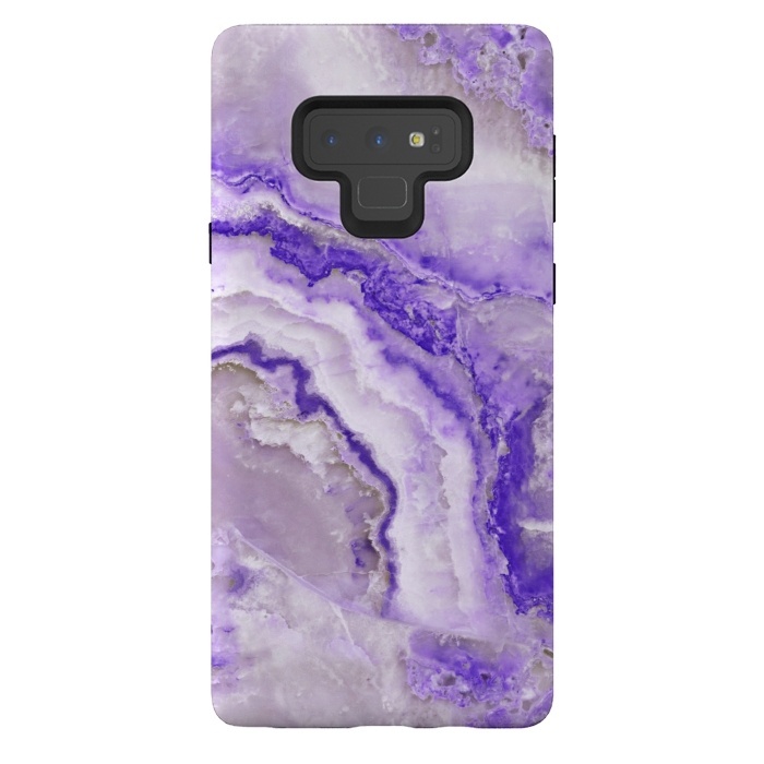 Galaxy Note 9 StrongFit Ultra Violet Veined Marble by  Utart
