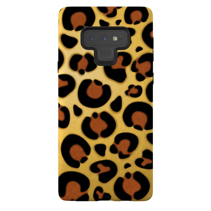 Galaxy Note 9 StrongFit Jaguar Leopard Fur Texture by BluedarkArt