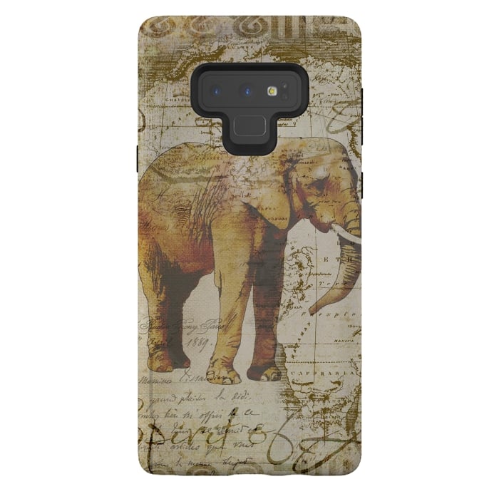 Galaxy Note 9 StrongFit African Elephant by Andrea Haase