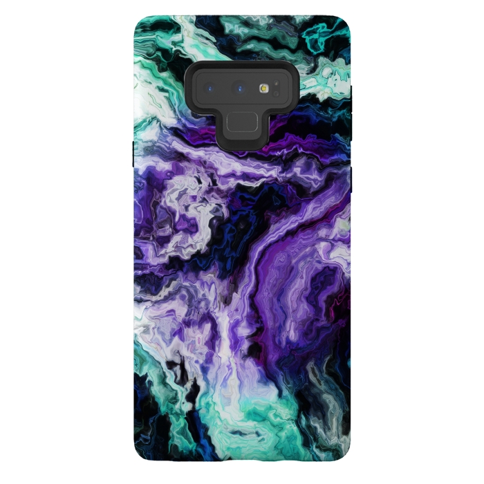 Galaxy Note 9 StrongFit wavy marble ii by haroulita