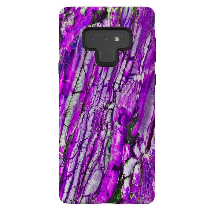 Galaxy Note 9 StrongFit ultra violet texture marble by haroulita