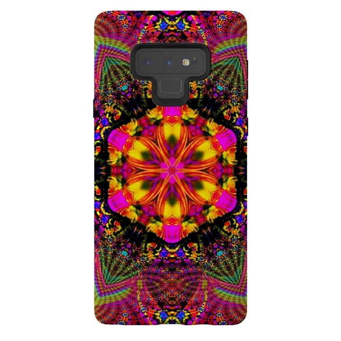 Galaxy Note 9 StrongFit Kaleidoscope mandala iii by haroulita