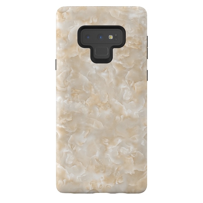 Galaxy Note 9 StrongFit Creme Mother of Pearl Texture by  Utart