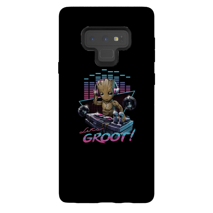 Galaxy Note 9 StrongFit Let's Groot by Vincent Patrick Trinidad
