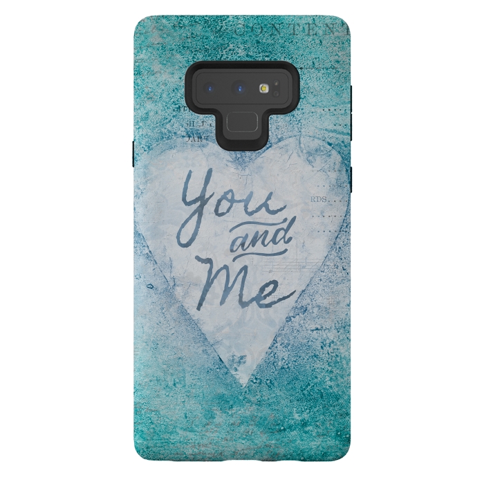 Galaxy Note 9 StrongFit You And Me Love Heart by Andrea Haase
