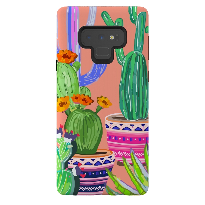 Galaxy Note 9 StrongFit Cactus wonderland by MUKTA LATA BARUA