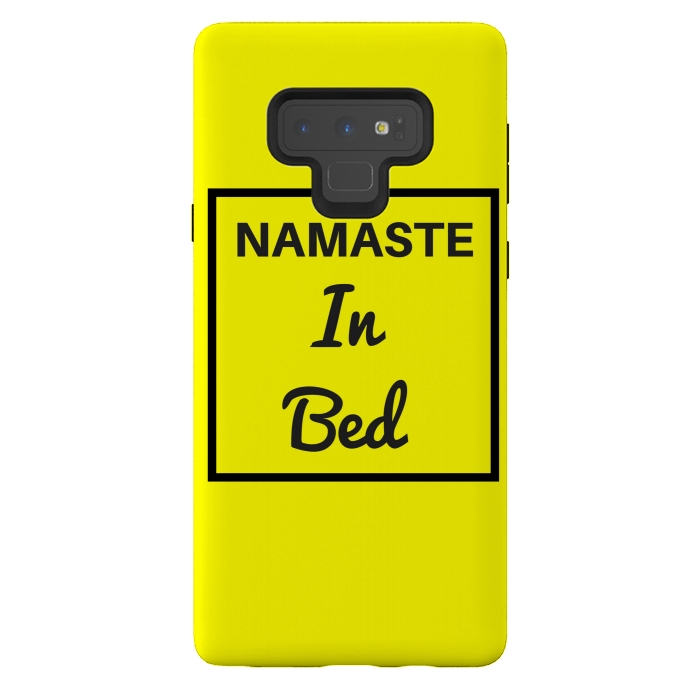 Galaxy Note 9 StrongFit namaste in bed by MALLIKA