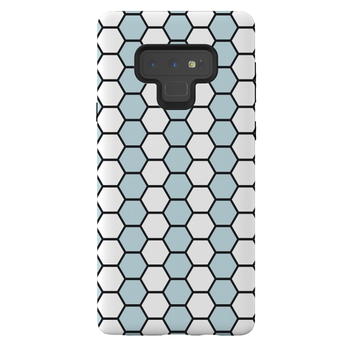 Galaxy Note 9 StrongFit Honeycomb Mosaic  by TMSarts