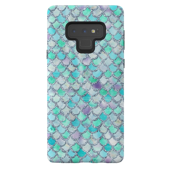Galaxy Note 9 StrongFit Hand drawn mermaid scales  by  Utart