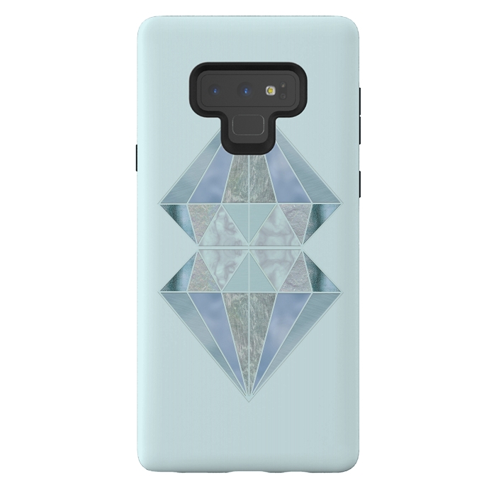 Galaxy Note 9 StrongFit Glamorous Gemstone Diamonds by Andrea Haase
