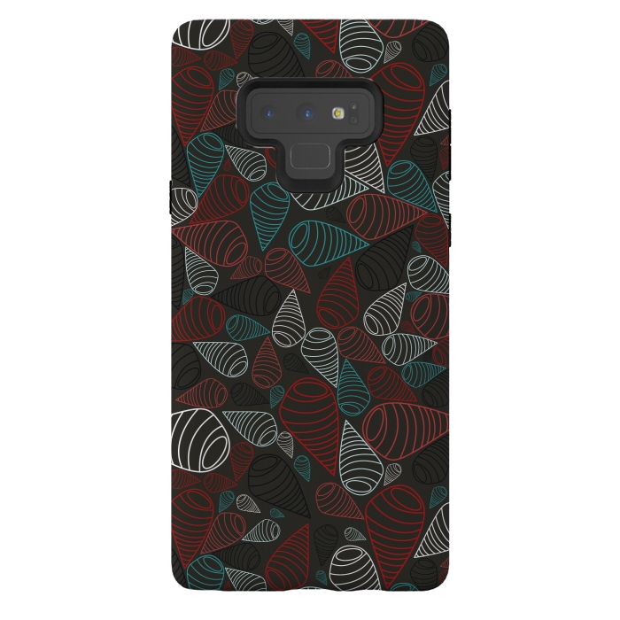 Galaxy Note 9 StrongFit Abstract Swirls  by TMSarts