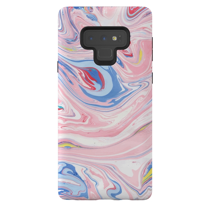 Galaxy Note 9 StrongFit Marble Pattern-v2 by Creativeaxle