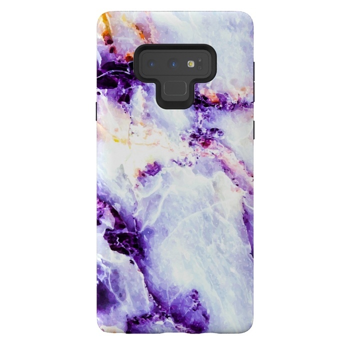 Galaxy Note 9 StrongFit Marble violet by Mmartabc