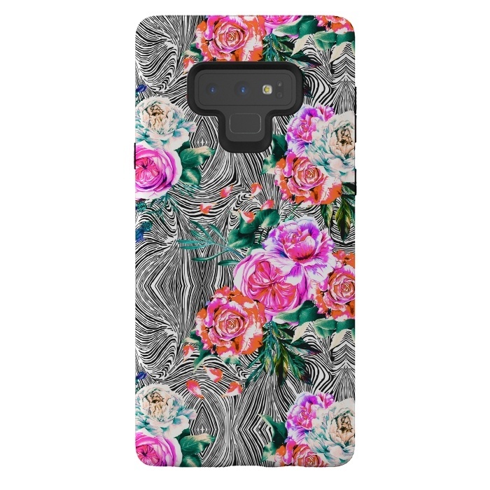 Galaxy Note 9 StrongFit Flowery on linear mosaic by Mmartabc