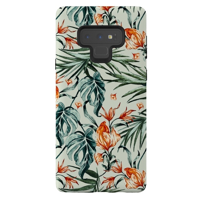 Galaxy Note 9 StrongFit Exotic flower nature-07 by Mmartabc