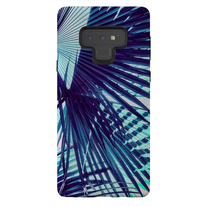 Galaxy Note 9 StrongFit Palm leaf on the beach by Mmartabc